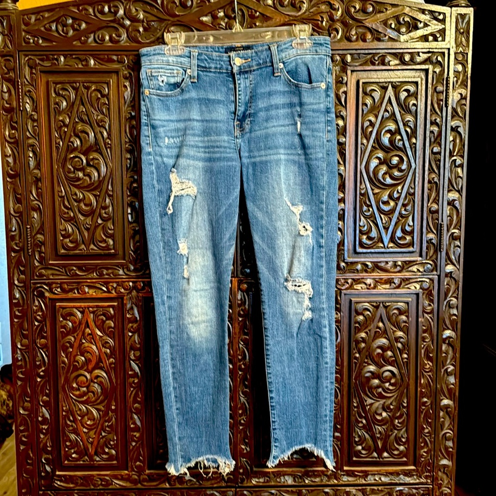 Lucky Brand Ava Skinny Distressed Jeans Size 6/28